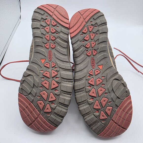 Keen Terradora II Mid Waterproof Womens Size 8 Brown Hiking Shoes Camping - Picture 8 of 13